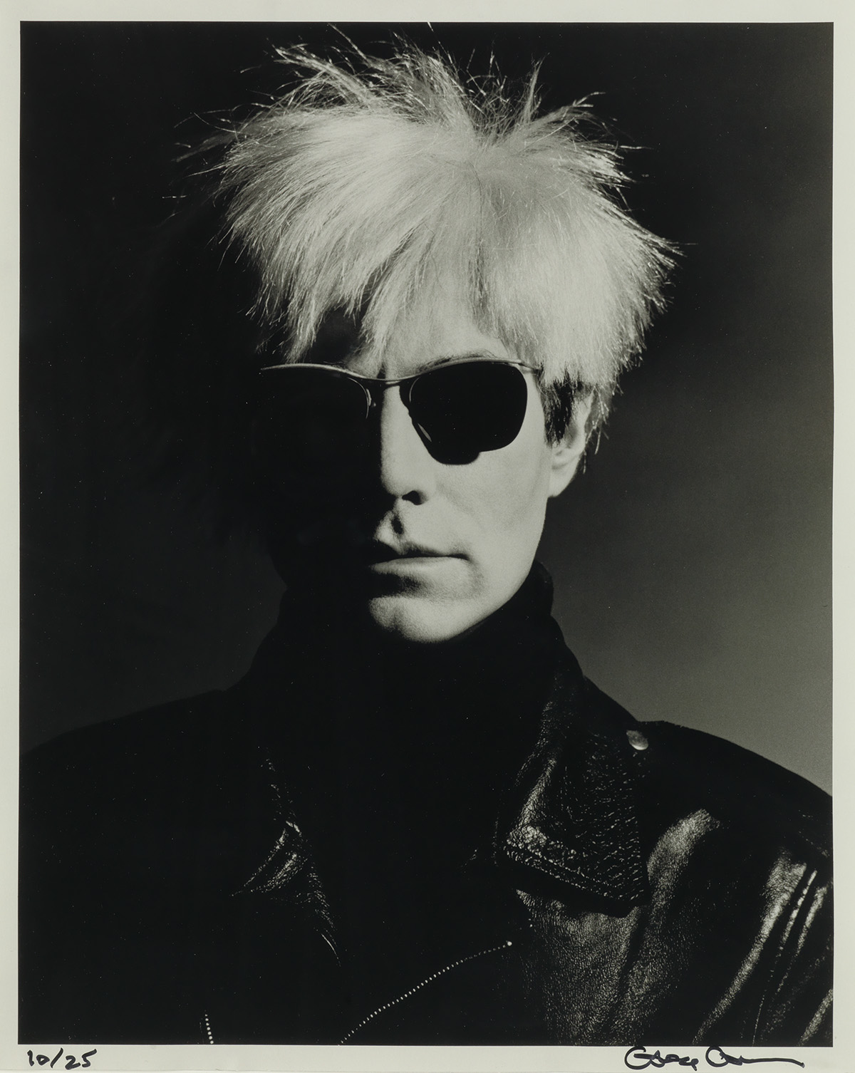 GREG GORMAN (1949 - ) Andy Warhol, Los Angeles.